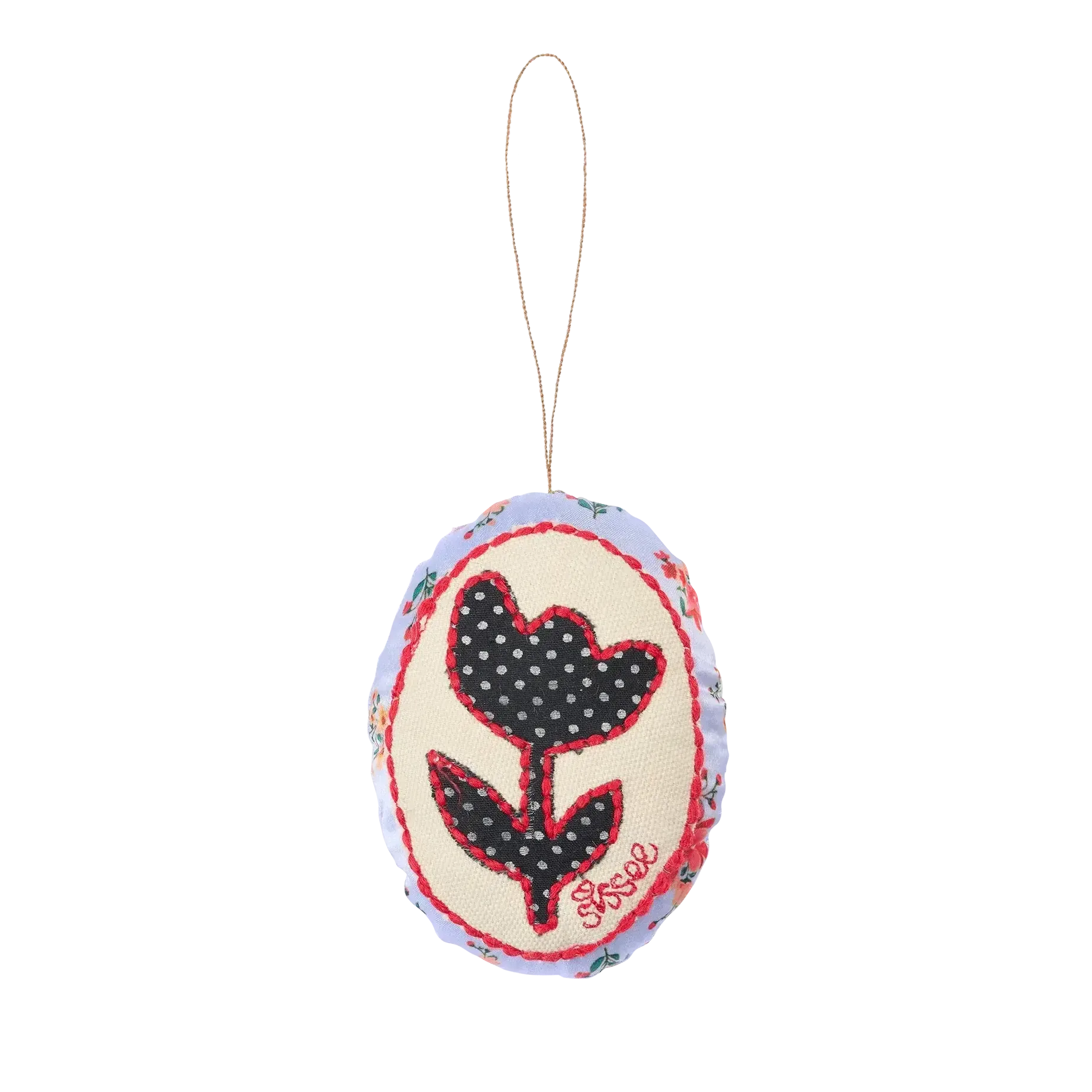 Sissel Edelbo, Vera easter egg ornament, Purple floral-Sissel Edelbo-Minlillebutik.dk