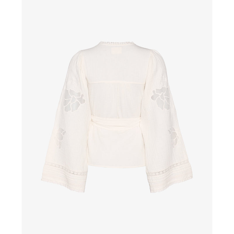 Sissel Edelbo, Winfrey Wrap Top, Off White