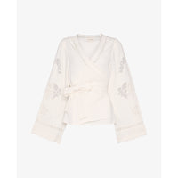 Sissel Edelbo, Winfrey Wrap Top, Off White