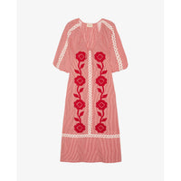 Sissel Edelbo, Abelone Dress, Red Flower-Sissel Edelbo-Minlillebutik.dk