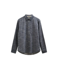 Anerkjendt, AKLeif Stripe 2 L/S Shirt, Sky Captain-Anerkjendt-Minlillebutik.dk
