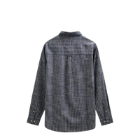 Anerkjendt, AKLeif Stripe 2 L/S Shirt, Sky Captain-Anerkjendt-Minlillebutik.dk