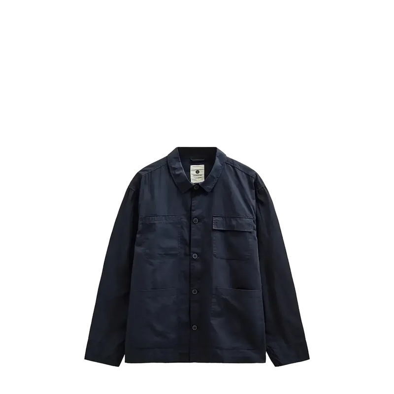 Anerkjendt, AKOdin, Cotton Poplin Overshirt, Sky Captain-Anerkjendt-Minlillebutik.dk