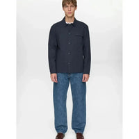 Anerkjendt, AKOdin, Cotton Poplin Overshirt, Sky Captain-Anerkjendt-Minlillebutik.dk