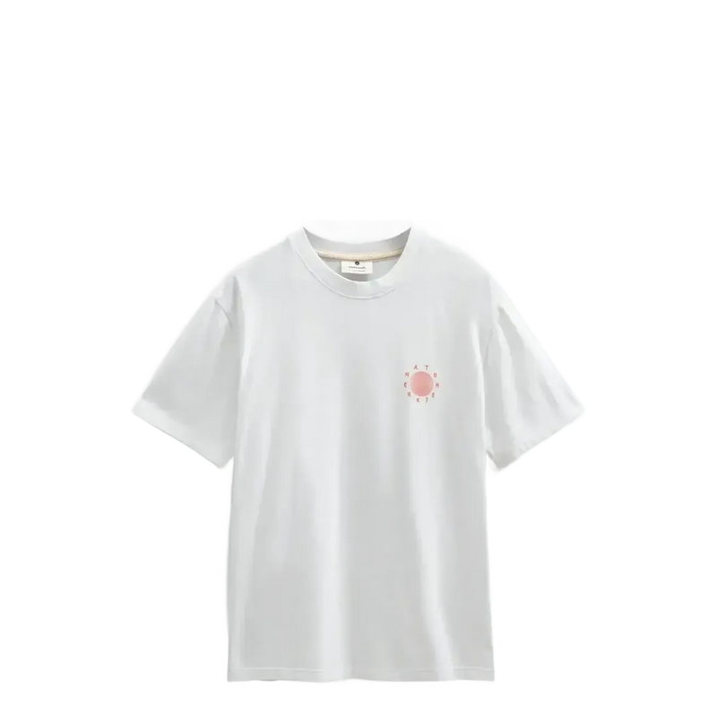 Anerkjendt, AKVillads Sun S/S Tee, Bright White-Anerkjendt-Minlillebutik.dk