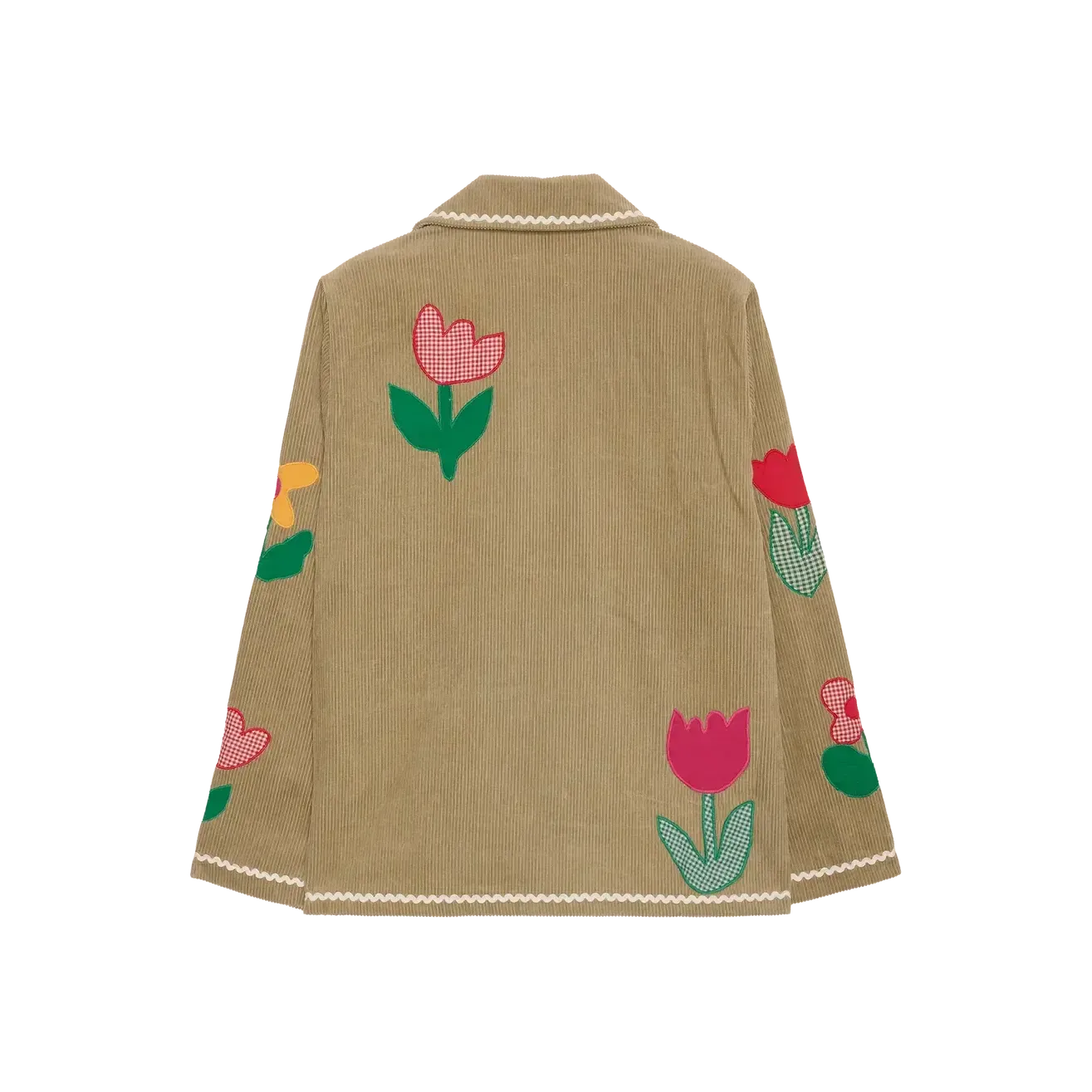 Sissel Edelbo, Twiggy Jacket, Leftover Fabric Tulip-Sissel Edelbo-Minlillebutik.dk