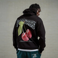 Pockies, UM Cherries Hoodie, Black Black-Pockies-Minlillebutik.dk