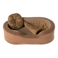 Maileg, Cosy Basket, Lille, Brun 16-4901-01-Maileg-Minlillebutik.dk