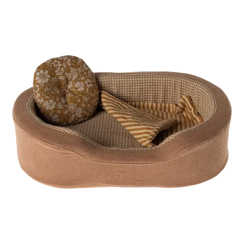 Maileg, Cosy Basket, Lille, Brun 16-4901-01-Maileg-Minlillebutik.dk