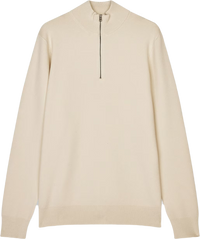 Mads Nørgaard, Urban chase Half Zip Knit, Rainy Day-Mads Nørgaard-Minlillebutik.dk