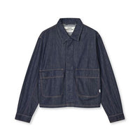 Mads Nørgaard, Cosy Denim Solar Jacket, Dark Indigo-Mads Nørgaard - Dame-Minlillebutik.dk