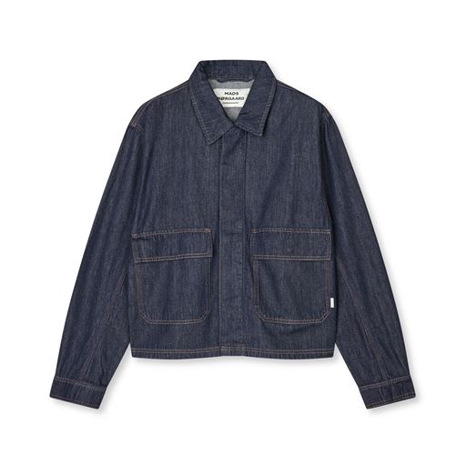 Mads Nørgaard, Cosy Denim Solar Jacket, Dark Indigo-Mads Nørgaard - Dame-Minlillebutik.dk