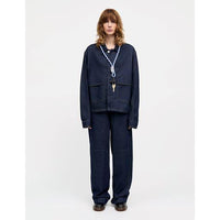 Mads Nørgaard, Cosy Denim Solar Jacket, Dark Indigo-Mads Nørgaard - Dame-Minlillebutik.dk