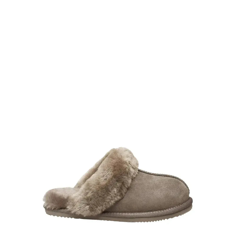 Rosemunde, RHSydney Shearling Reversed Slippers, Elk Brown-Rosemunde-Minlillebutik.dk