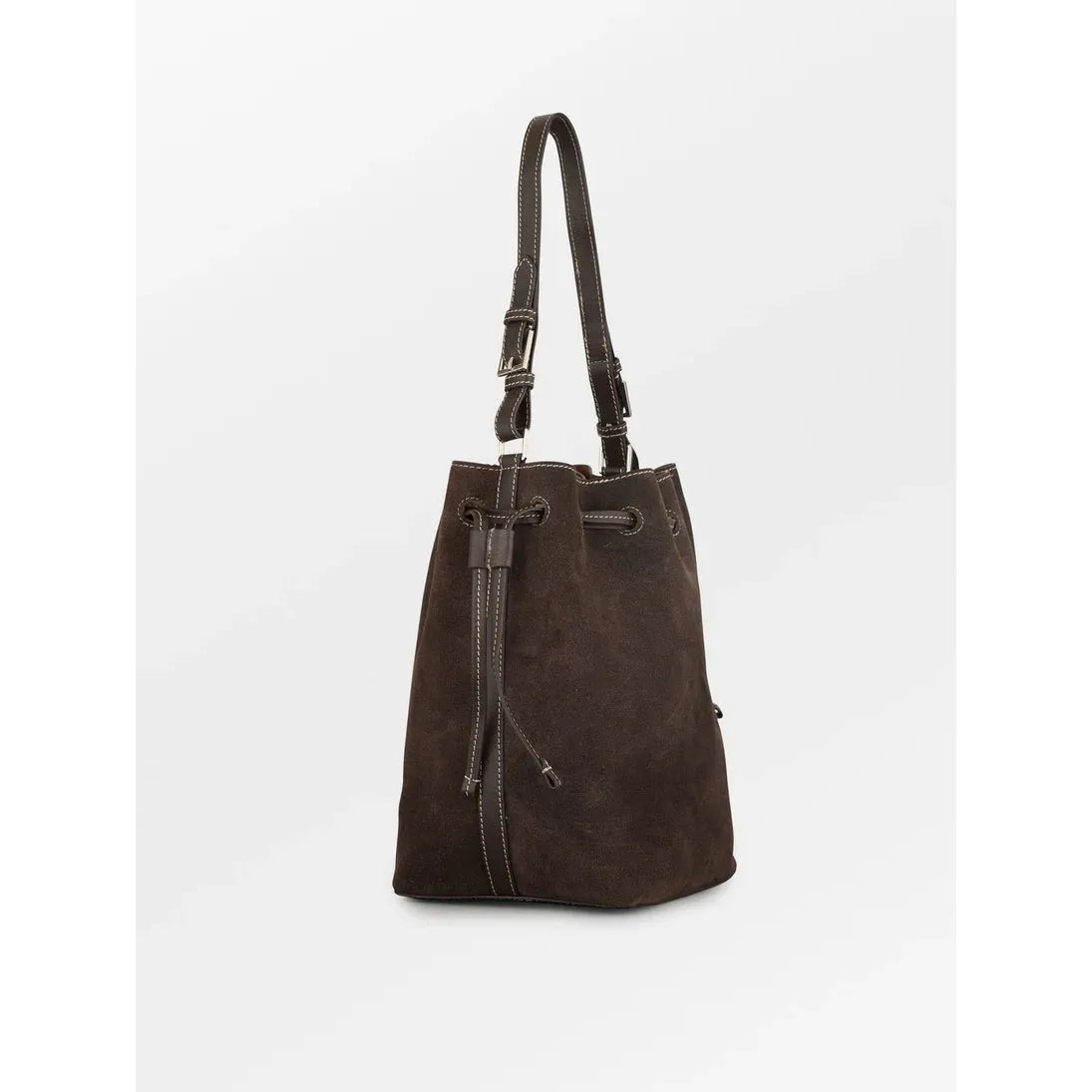 Beck Söndergaard, Suede Bucket Bag, Chocolate Torte
