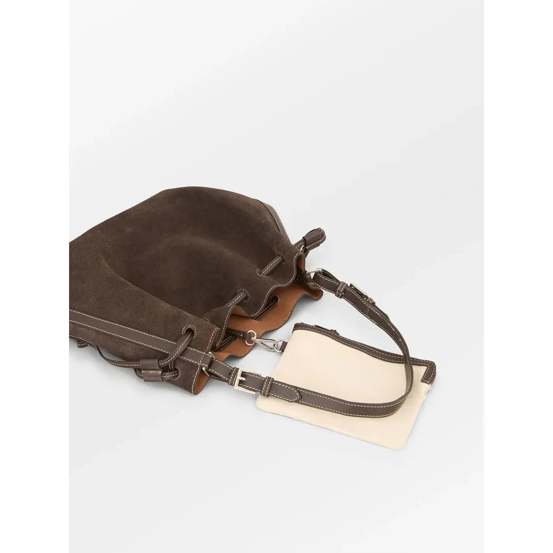 Beck Söndergaard, Suede Bucket Bag, Chocolate Torte