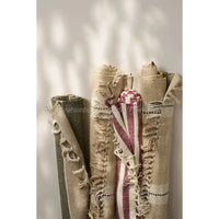 Ib Laursen, Gulvløber, Creme/Beige m/ sorte striber-Ib Laursen-Minlillebutik.dk