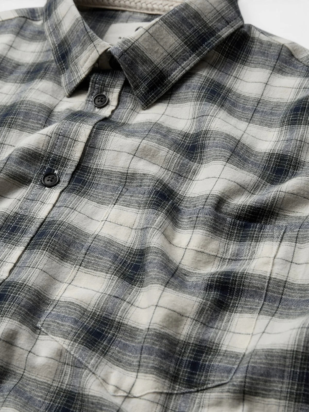 Anerkjendt, Otto Flannel Check LS Shirt, Tofu
