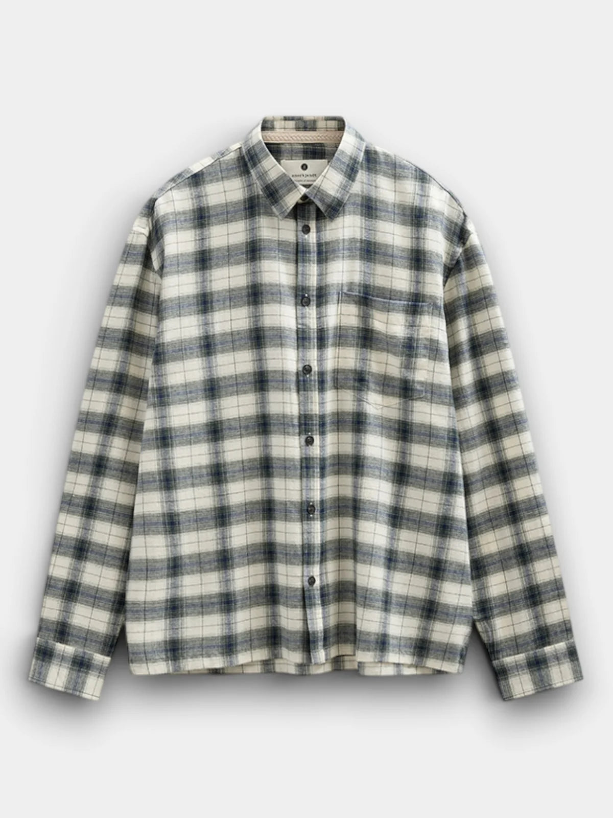 Anerkjendt, Otto Flannel Check LS Shirt, Tofu