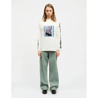 Mads Nørgaard, Cotton Jersey Jerry Tee LS, Snow white-Mads Nørgaard - Dame-Minlillebutik.dk