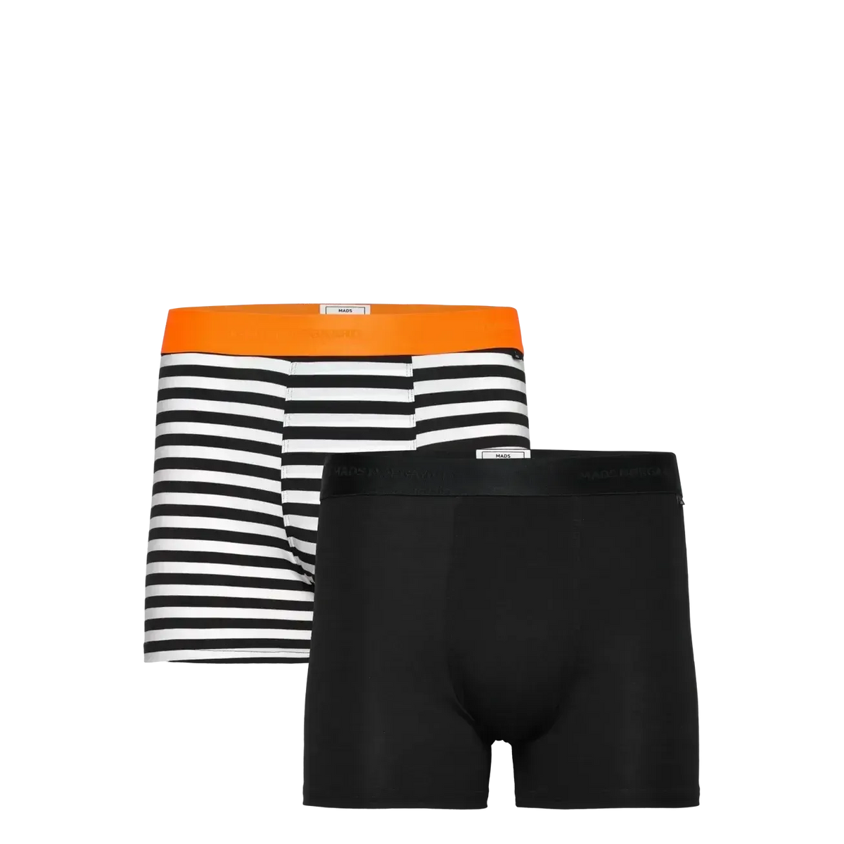 Mads Nørgaard x JBS of Denmark, 2-pack tights, Boxershorts, Orange/black-Mads Nørgaard x JBS-Minlillebutik.dk