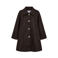 Nümph, Nukimberly Coat, Black Coffee-Nümph-Minlillebutik.dk