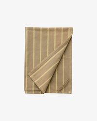 Nordal, KINU viskestykke, stribet gul/beige
