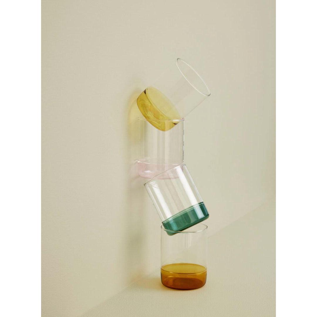 Hübsch, Glas, Kiosk, Pink-Hübsch-Minlillebutik.dk