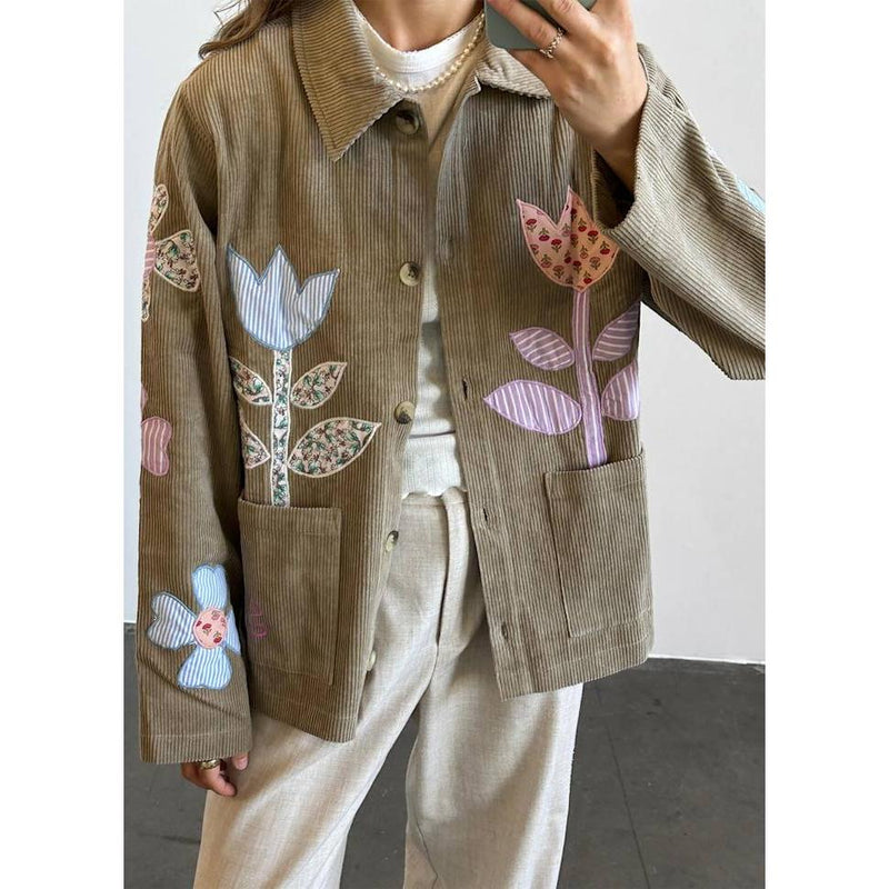 Sissel Edelbo, Twiggy Jakke, Sand-Sissel Edelbo-Minlillebutik.dk