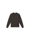 Mads Nørgaard, Cotton Jersey Stripe Frode Tee LS, Black/Demitasse-Mads Nørgaard - Herre-Minlillebutik.dk