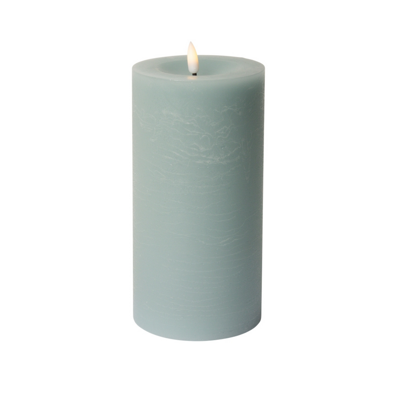 C'est Bon, Led Bloklys, Rustik, Lys Mint, Stor-C'est Bon-Minlillebutik.dk