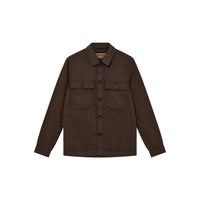 Mos Mosh Gallery, MMGMatteo Soft Overshirt, Chocolate Brown-Mos Mosh Gallery-Minlillebutik.dk
