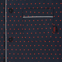 Pockies, Navy Luv Pyjamas Shirt, Navy-Pockies-Minlillebutik.dk