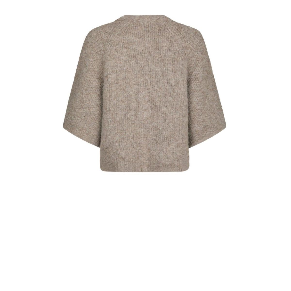 Neo Noir, Amaya Fluffy knit Cardigan, Beige Melange-Neo Noir-Minlillebutik.dk