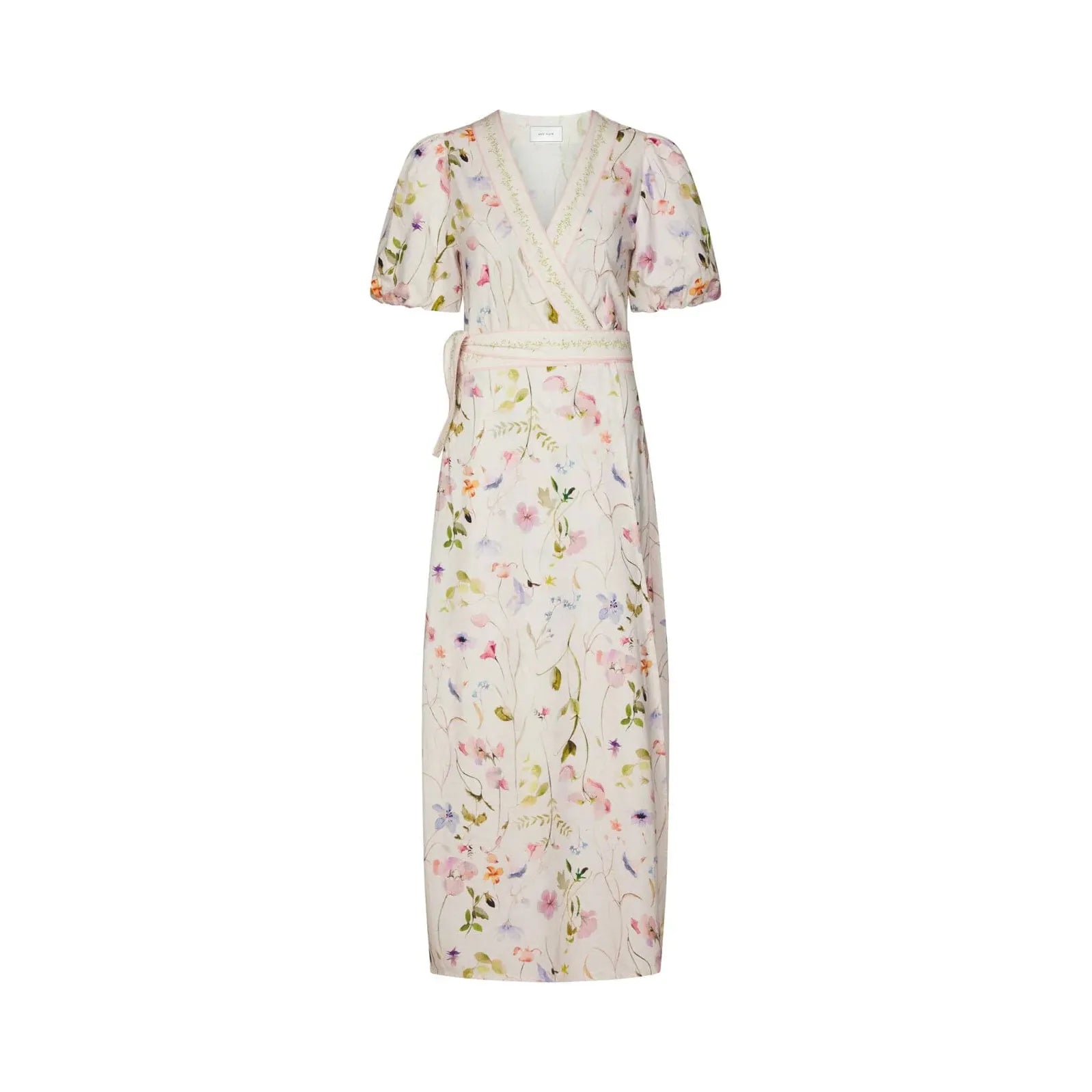 Neo Noir, Clarine Flower Dress, Off White