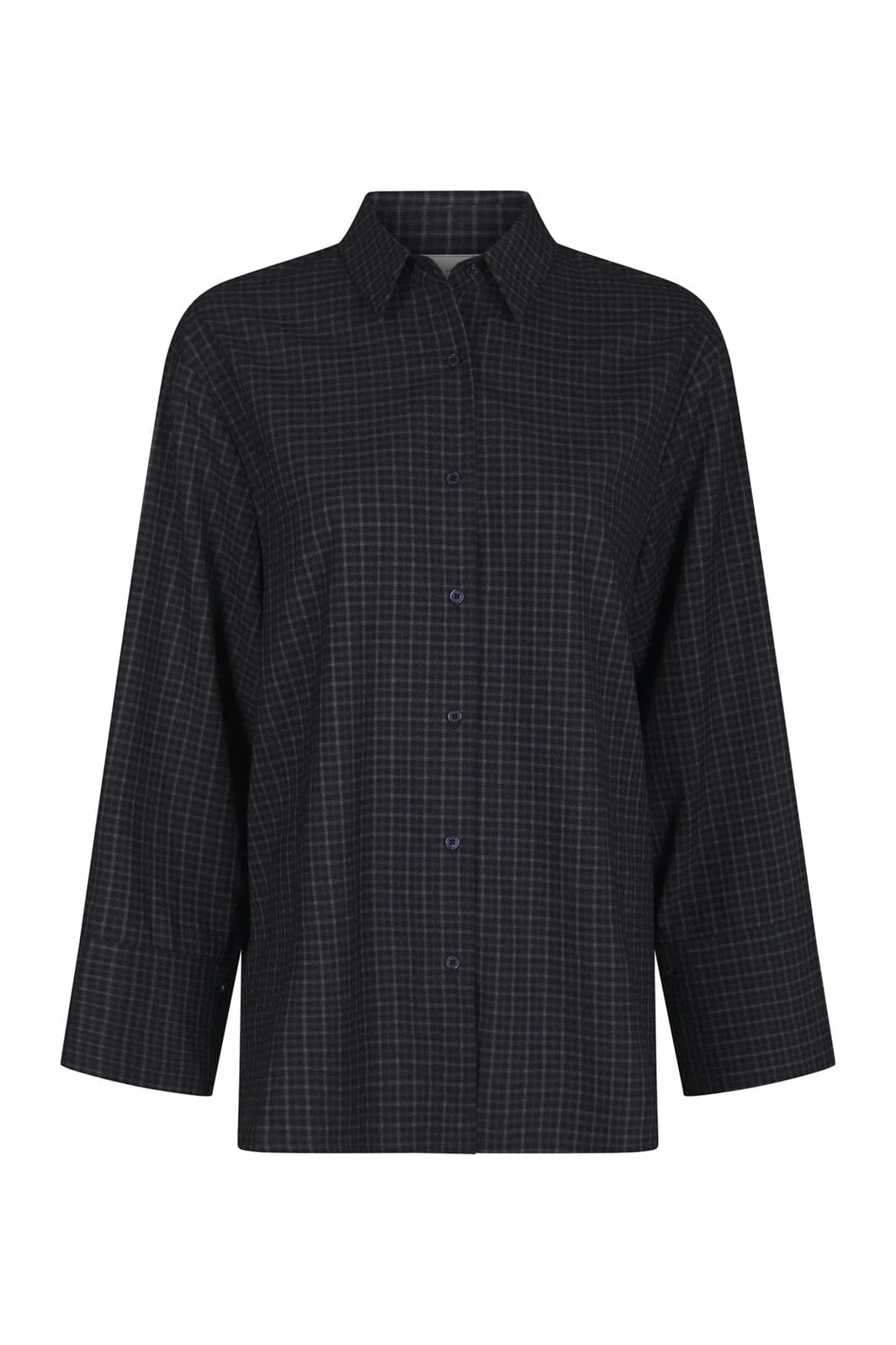 Neo Noir Ternet Skjorte, Dark Blue
