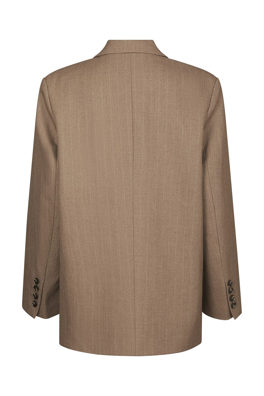 Neo Noir, Gaby Pinstripe Blazer, Taupe