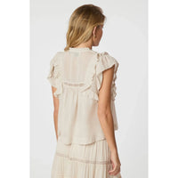 Neo Noir, Jayla S Voile Top, Ivory