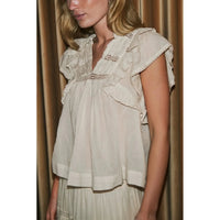 Neo Noir, Jayla S Voile Top, Ivory