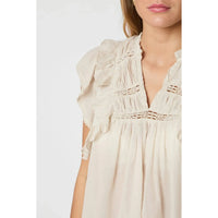 Neo Noir, Jayla S Voile Top, Ivory