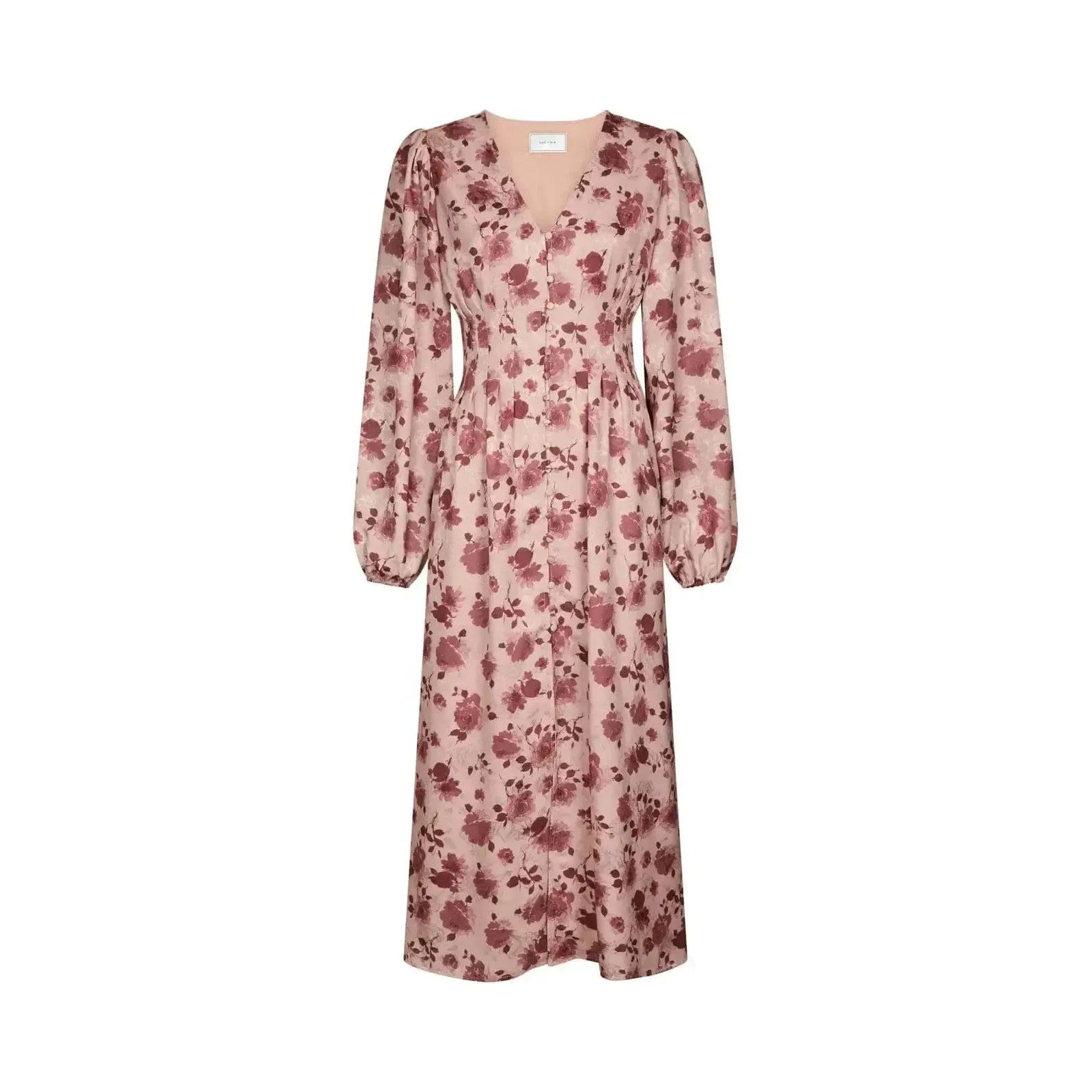 Neo Noir, Jellie Print Dress, Dusty Rose-Neo Noir-Minlillebutik.dk