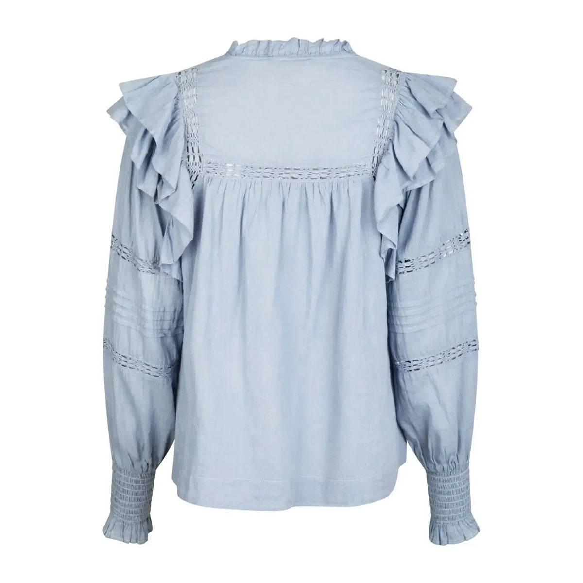 Neo Noir, Mauri S Voile Blouse, Light Blue-Neo Noir-Minlillebutik.dk