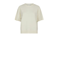 Neo Noir, Missy Knit Tee, Creme-Neo Noir-Minlillebutik.dk