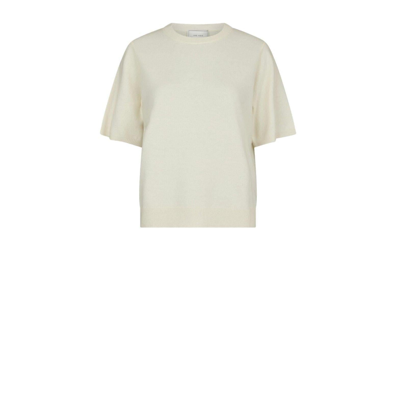 Neo Noir, Missy Knit Tee, Creme-Neo Noir-Minlillebutik.dk