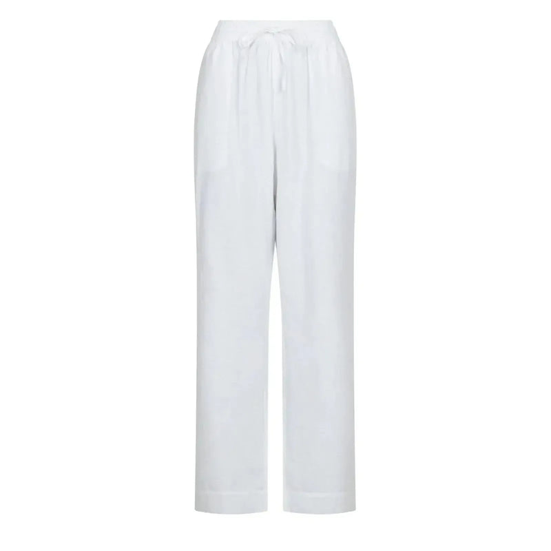 Neo Noir, Sonar Linen Pants, White-Neo Noir-Minlillebutik.dk