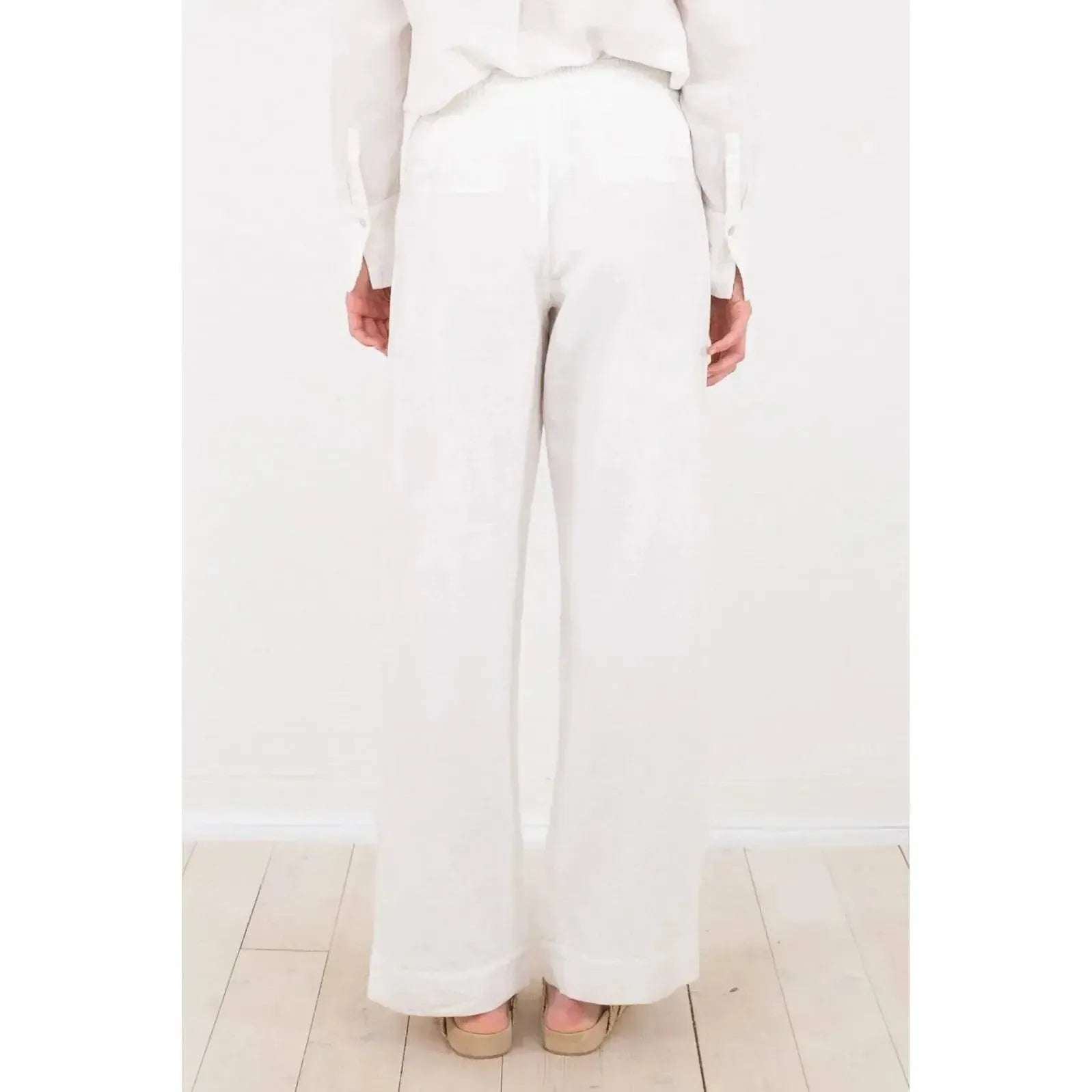 Neo Noir, Sonar Linen Pants, White-Neo Noir-Minlillebutik.dk