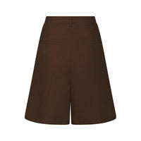 Neo Noir, Nika Linen Shorts, Dark Brown-Neo Noir-Minlillebutik.dk