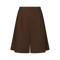 Neo Noir, Nika Linen Shorts, Dark Brown-Neo Noir-Minlillebutik.dk