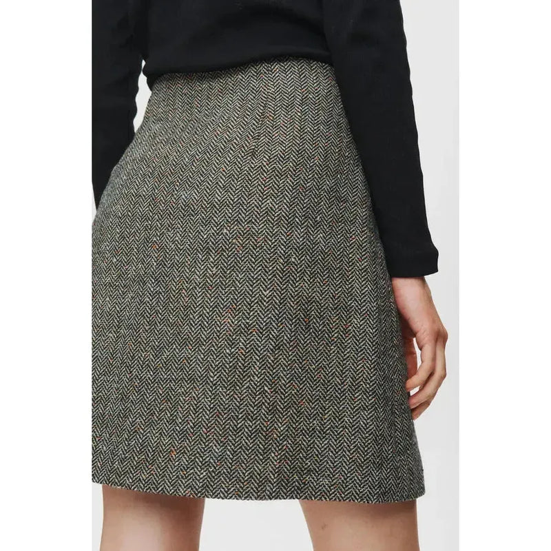 Nümph, Nuavey Mini Skirt, Caviar-Nümph-Minlillebutik.dk