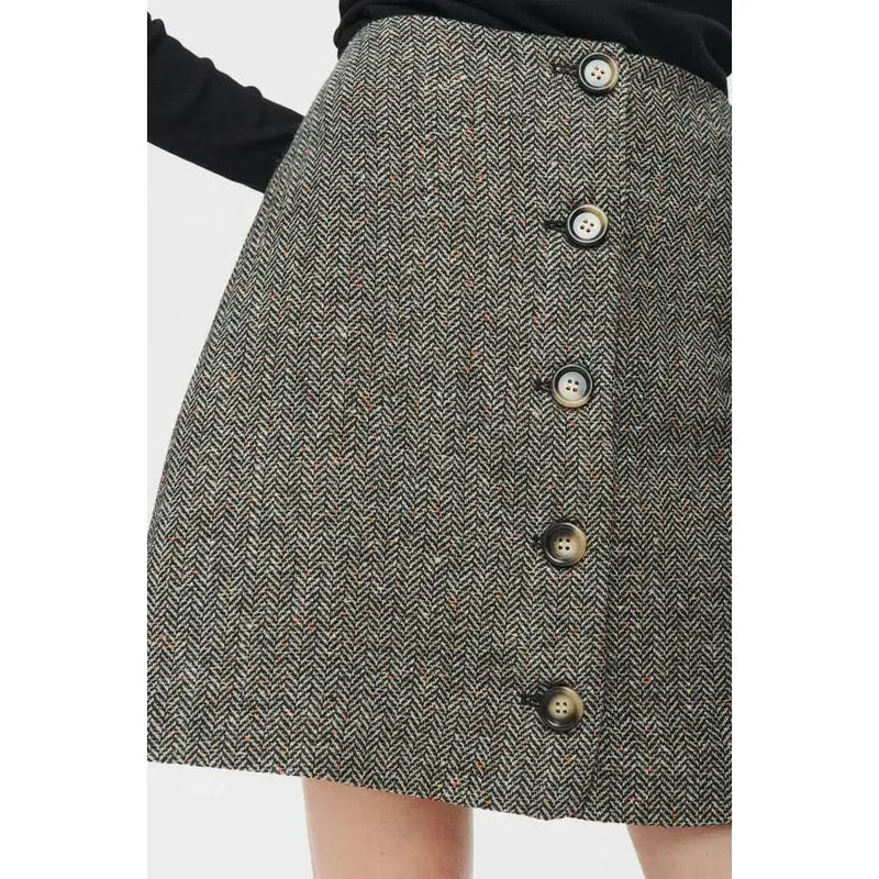 Nümph, Nuavey Mini Skirt, Caviar-Nümph-Minlillebutik.dk